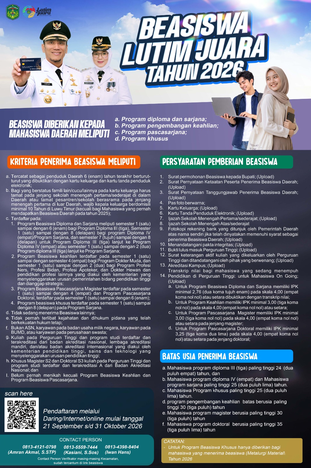 Flyer Beasiswa